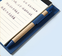 Bloc-notes personnalisé A6 avec liste de tâches, mémo coloré en papier kraft, couverture rigide, avec stylo et sangle élastique