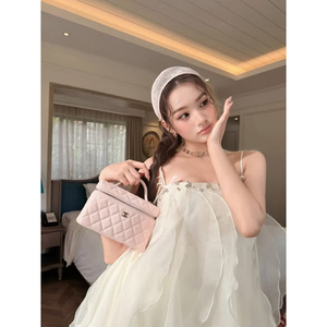 <b>Sweet</b> Chiffon Mini Dress Strapless A-Line Sheer Layer Ruffles Empire Waist <b>Party</b> Summer Dress Vietnam Manufacturer - Product Image 1