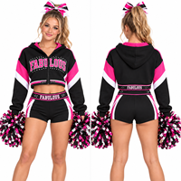 Ensemble de survêtement personnalisé pour cheerleading, enfants, jeunes, adultes, unisexe, pull à fermeture éclair, pantalon de jogging, survêtement d'équipe