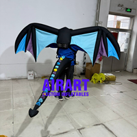 Costume de dragon gonflable Offre Spéciale costume gonflable de Dragon Year avec des ailes