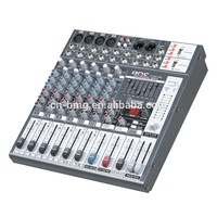 Console de mixage audio professionnelle BMG 6/8/12/16/24 canaux USB DSP BT en métal, garantie 12 mois, performance scénique professionnelle, bleu foncé