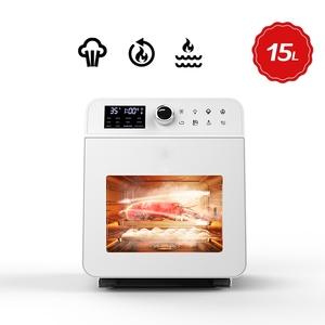 Friggitrice elettrica con rivestimento in acciaio inox a vapore caldo forno No olio digitale Freidora De Aire per uso domestico cucina - Product Image 6