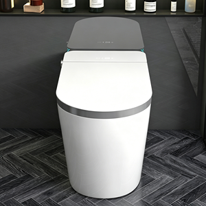 Nouvelle Conception - Toilette Intelligente à Ouverture Automatique avec Bidet Intégré et Cuvette Ronde pour <span class=keywords><strong>Salle</strong></span> de <span class=keywords><strong>Bain</strong></span> - Product Image 1