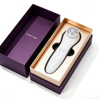 Boîte cadeau rigide avec couvercle et base, impression feuille d'aluminium, insert en mousse EVA pour emballages cosmétiques de luxe, boîtes en carton pour produits de beauté