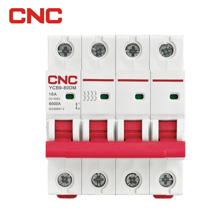 YCB9-80DM 2P DC 500V MCB 16A 32A 63A 80A Solar PV Miniature Circuit Breaker · image 5