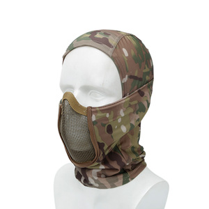 Balaclava tactique Yuemai Ninja, durable, haute visibilité, en polyester, protection intégrale du visage, maille extérieure - Product Image 2