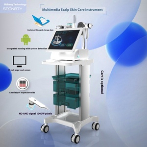 Intelligent Comprehensive Scalp Care Instrument Five-in-One Hair Follicle Detection Meridian Massage Product Introduction Tool - Product Image 3