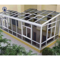 Maison solaire en verre moderne, chambre solaire photovoltaïque, extérieur, cadre en Aluminium, grande maison en verre, prix d'usine