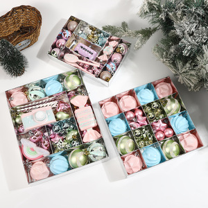 DAMAI Macaron Candy Christmas Tree Decoration Irregular Ball Ornaments Christmas Tree Ball Ornament Set Christmas Balls Sets - Product Image 4