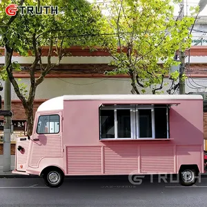 定制用品冰淇淋零食咖啡烧烤汉堡车复古街移动拖车餐车