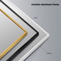 Miroir sur pied en verre ultra-blanc tendance 2025, mobilier de salon moderne personnalisé, miroir corporel complet en aluminium, personnalisable