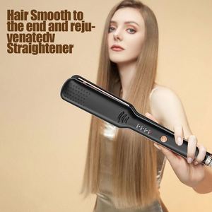Lisseur de cheveux professionnel en céramique titane avec écran LCD pour salon, hôtel et usage domestique - Product Image 2