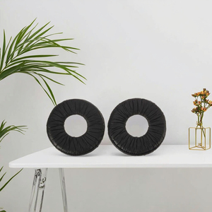 จัดส่งฟรีเบาะหนังกบนุ่มสำหรับเปลี่ยนแผ่นรองหูชุดหูฟังสำหรับ <span class=keywords><strong>SONY</strong></span> <span class=keywords><strong>MDR</strong></span> ZX100 ZX300 V150หูฟัง V300 - Product Image 1