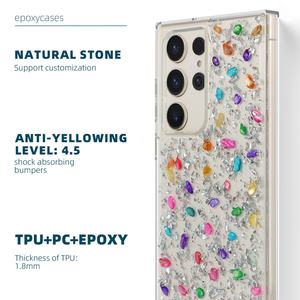 Fundas Impermeables para Samsung S24 Ultra S23U S22U, Funda Protectora Antigolpes de TPU con Pedrería - Product Image 2