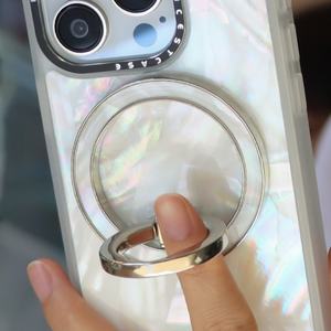 Soporte Magnético Personalizado para Teléfono con Anillo Giratorio de 360 Grados, Soporte Magnético de Perlas para Teléfono, Soporte para iPhone - Product Image 1