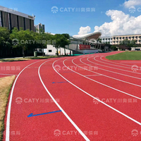Piste de course synthétique haute performance de marque privée pour les collèges sportifs