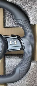 Volante de Cuero Clásico para VW <span class=keywords><strong>Passat</strong></span> Golf 4-8 MK4-7.5, Actualización Plug & Play para Modelos R/T6 GTI/GTD/<span class=keywords><strong>GTE</strong></span>/<span class=keywords><strong>Variant</strong></span>/R-Line - Product Image 4
