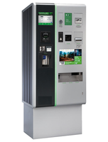 Système de paiement en libre-service pour parking extérieur, système de paiement en libre-service pour parking, kiosque de parking avec écran tactile