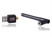 Adaptador WiFi LC 150Mbps USB2.0 RT5370 con antena de 2dBi y soporte IEEE 802.11b/g/n para ordenador y TV Box