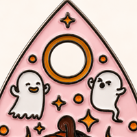Vente en gros fabricant : Émail souple personnalisé, moderne, rose, motif citrouille d'Halloween, fantôme, mystique, dessin animé, pour cadeau de fête et articles saisonniers