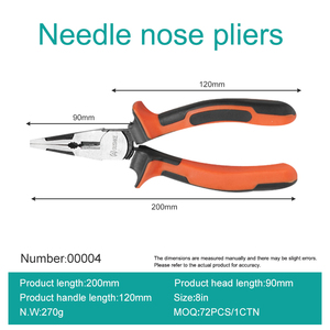 Pince de bricolage multifonctionnelle de qualité industrielle OEM Outils de coupe et de sertissage de fils électriques avec surface à mâchoires dentelées - Product Image 5