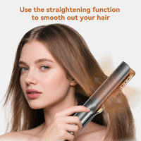 Multi-styler 2-en-1 1400W : Sèche-cheveux et lisseur à air chaud pour cheveux humides et secs