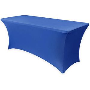 Wedding Party 6ft Spandex Stretch Eco-Friendly Wrinkle Free Durable <b>Tablecloth</b> - Product Image 1