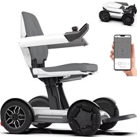 Scooter Eléctrico Inteligente con Plegado Automático, Portátil para Viajes, Diseñado para Personas Mayores y con Discapacidad