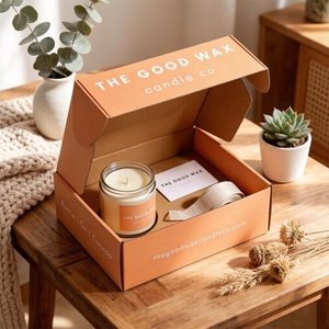 Recyclable Paper Cardboard <b>Box</b> for Candle Gift Cardboard <b>Box</b> Folding Carton - Product Image 1