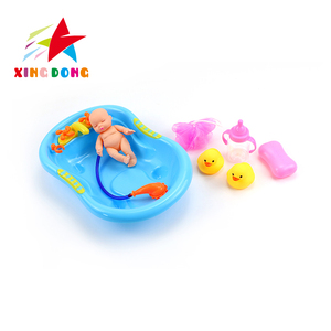2024 Venta caliente al por mayor conjunto pato amarillo agua flotante chirriante ducha baño diversión Juguetes a granel para bebés niños pequeños - Product Image 3