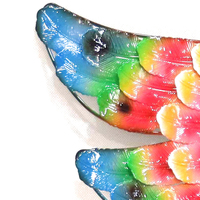 Escultura Decorativa de Pared Hecha a Mano con Forma de Libélula de Hierro, Arte de Color Gay, para Colgar en Interiores y Exteriores, Hogar, Jardín, Dormitorio