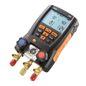 Testo 550 Smart Basic Jauge électronique de réfrigérant intelligente, mesure haute et basse pression, fabriqué en Allemagne - Product Image 1