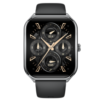 Montre connectée MT61 ultra-fine 7,5 mm, écran AMOLED incurvé carré de 1,96 pouce, application Fitcloudpro, appel Bluetooth, bouton rotatif