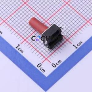 TS-1102SD-A-P-R Tactile Switch SMD-4P,6x6mm Switch ( Operating Force: 1N )( Switch Length: 6mm )( Switch Width: 6mm ) - Product Image 2