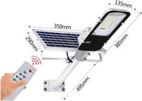 Vente directe usine : Lampadaire solaire extérieur LED 3000W pour routes, étanche IP66, en ABS, CRI 95 élevé, avec télécommande et détection automatique