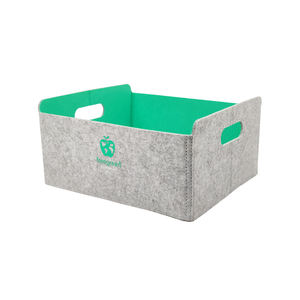 <span class=keywords><strong>Panier</strong></span> de <span class=keywords><strong>rangement</strong></span> écologique personnalisé en gros avec logo, <span class=keywords><strong>panier</strong></span> de <span class=keywords><strong>rangement</strong></span> en feutre pour la maison et le bureau, étagère à livres, jouets, vêtements - Product Image 1