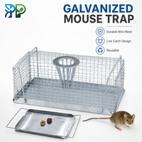 Piège à souris en fil galvanisé, cage de capture humaine pour attraper les rats vivants, pour le contrôle des rongeurs en intérieur
