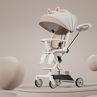 Poussette légère et compacte VISTA avec cadre en acier inoxydable pour nouveau-né à 2 ans Design classique