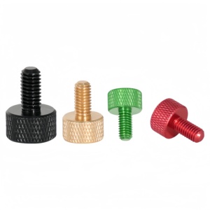 Aluminium-Legierung Handdrehbare Farbige Schraubstifte zur Anpassung von Computergehäusen und DIY-Werkzeuge Runde Rändelschrauben. - Product Image 6
