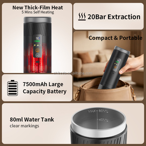 Nouvelle machine à expresso portable 4 en 1, 20 bars, auto-chauffante, mini machine à café compatible avec le café moulu, les capsules <span class=keywords><strong>Nespresso</strong></span> K-cup - Product Image 4