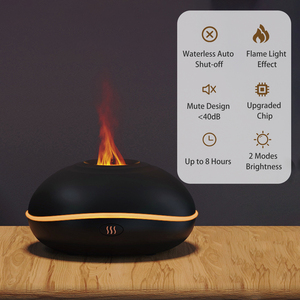 Mới nhất 200ml UFO hình dạng USB phí ngọn lửa hương thơm khuếch tán hộ gia đình sử dụng ABS + PP tạo độ ẩm hiệu ứng tinh dầu hương thơm khuếch tán - Product Image 4