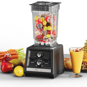 RANBEM 220V 2200W <span class=keywords><strong>5</strong></span>速冰沙搅拌机 2000毫升容量 <span class=keywords><strong>5</strong></span>刀片 商用家用 多功能 纯铜塑料 - Product Image 1