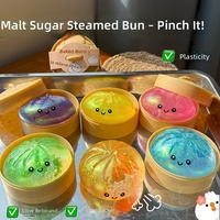 Meilleures ventes : Squishies Taba anti-stress, grands, arc-en-ciel, scintillants, souriants, en forme de boulette et de bao bun, boîte mystère
