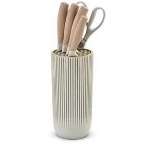 Juego de Cuchillos de Cocina Modernos de Acero Inoxidable, 6 Piezas, Color Caqui, Antiadherentes, Antideslizantes, con Personalización - Product Image 1