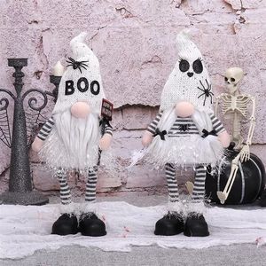 Adorable Pareja de Gnomos de Peluche Brillantes para Halloween con LED de Cambio de Color para Decoración Festiva - Product Image 3
