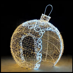 Boules lumineuses LED magiques à suspendre pour Noël et le Nouvel An, manuel d'utilisation pour la décoration des fêtes - Product Image 2