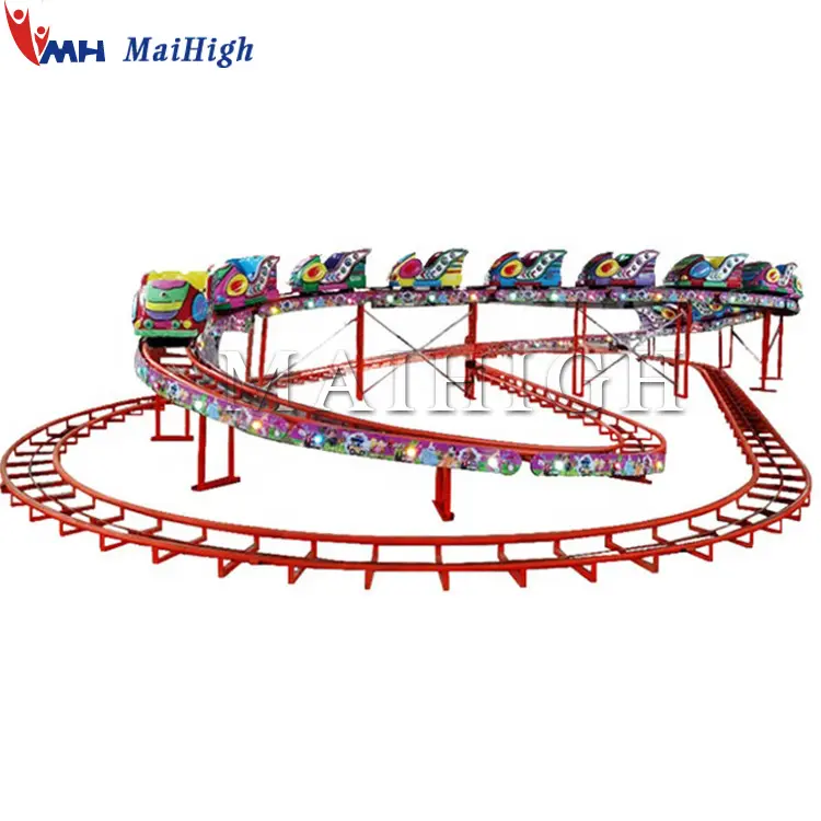 Kiddie Mini Roller Coaster Electric Train Ride Carnival Game Mini Space Shuttle Rides
