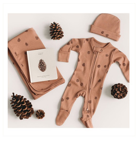 Ropa de Bebé de Primavera y Otoño, Mono de Algodón Orgánico para Recién Nacido, con Estampado Completo - Product Image 3