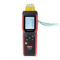 UNI-T UT325F Digital Thermometer 4 Channel Temperature Data Logger Contact Measure Thermocouple Tester