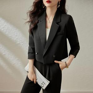 Conjunto Casual <span class=keywords><strong>de</strong></span> Dos Piezas para <span class=keywords><strong>Mujer</strong></span>, Traje Formal y Pantalones en Color Caramelo, Elegante y a la Moda - Product Image 4